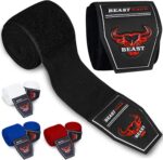 BEAST RAGE Boxing Hand Wraps 2.5/4.5 Meter Martial Arts Bandages Inner Gloves Wrist Support Straps Punching Under Hand Knuckles Heavy Elasticated Training...