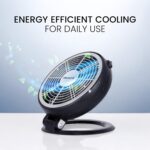 Belaco 7” Desk Fan Wall Mounted 2in1 Function Stand Fan with Automatic Safeguard Elegant Design - Image 4