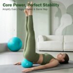 Slim Panda 9 Inch Pilates Ball,23-25cm Exercise Ball for Pilates, Balance, Stability, Workout, Core Training - Image 2