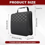 Car Seat Back Hanging Bag,Leather Back Seat Organiser and Storage Back Seat,Multi-Pocket Storage Box Organizer for Trash Phones Documents kids,Auto Seats... - Image 2