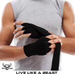 BEAST RAGE Boxing Hand Wraps 2.5/4.5 Meter Martial Arts Bandages Inner Gloves Wrist Support Straps Punching Under Hand Knuckles Heavy Elasticated Training... - Image 5