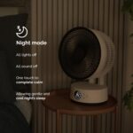 MeacoFan Sefte® Table Fan - 10” Air Circulator with 12 Speeds - Horizontal and Vertical Oscillation - 3 Oscillating Ranges - Ultra-Quiet, Remote Controlled Cooling - Image 3