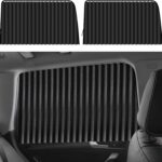 ZATOOTO Side Window Sunshades for Car (2pcs), Magnetic Car Curtain to Block UV Rays and for Privacy, Black