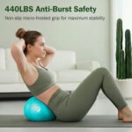 Slim Panda 9 Inch Pilates Ball,23-25cm Exercise Ball for Pilates, Balance, Stability, Workout, Core Training - Image 3