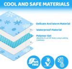 Orzbow Baby Gel Pad, Reversible Car Seat Protector Potty Training Cooling Mat for Babies with EVA, Large Gel Cooling Mat for Baby Car Seats, Pushchairs... - Image 2