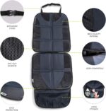 Hauck Sit on Me Car Seat Protector for Child Seats Compatible with ISOFIX, Rear-Facing Car Seats and Infant Carriers, Car Seat Organizer, 47 x 97 cm, Grey - Image 3