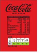 Coca-Cola Zero Sugar Soft Drink Cans, 24 x 330 mL - Image 2