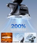 Miracase Car Phone Holder for Cars Dashboard Windscreen Desk, 3in 1 Mobile Phone Mount Automobile Cradle 360° Rotatable Stand GPS Vehicle Mount for iPhone... - Image 3