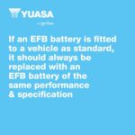 Yuasa YBX7096 12V 75Ah 700CCA EFB Maintenance Free Start Stop Car Battery - Image 7