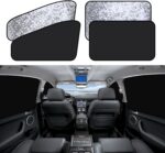 ZATOOTO Car Side Window Shades, Magnetic Car Window Sunshades for Baby UV Protection, Shading, Suitable for Most Vehicles, Easy to attach, 4PCS