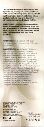 Bleach London Reincarnation Hair Mask for Dry, Damaged, Bleached or Coloured Hair, Bond-Restoring Protein Hair Treatment Repairs and Hydrates Hair with... - Image 2