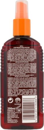 Malibu Sun SPF 15 Bronzing Tanning Oil Spray with Coconut Oil, Hydrating Body Tanning Oil for Natural Golden Tan, Water Resistant, 200ml - Image 2