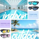 Swim Goggles, 2 Pack Swimming Goggles Anti Fog No Leaking UV Protection for Men Women Adult Youth - Image 8