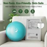 Slim Panda 9 Inch Pilates Ball,23-25cm Exercise Ball for Pilates, Balance, Stability, Workout, Core Training - Image 5