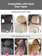 Oasser Car Seat Headrest Pillow, Detachable and Adjustable Double Sided Support Head and Neck for Adult and Kids, Easy to Install, Suitable for Front... - Image 7