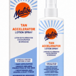 Malibu Tan Accelerator, Tanning Lotion Spray, Hydrating & Moisturising Body Lotion with Lightweight Silky Finish, 200ml