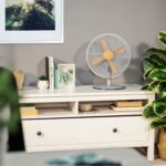 Russell Hobbs RHMDF1201WDG 12 Inch Scandi Electric Desk Fan, 3 Speed Settings, Oscillating Fan and Adjustable Tilt, 45W, Grey and Wood Effect - Image 5