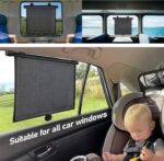 VBGURR 2 Pcs Car Window Shades for Baby, Automotive Window Shade Sun Shades for Car Windows, Automobile Window Sun Shade Cars Window Cover(40 x 45cm) - Image 8