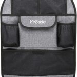 My Babiie Car Organiser - Universal Back Seat Organiser for Kids, 7 Storage Pockets, Bottle Holders - 1 Pack
