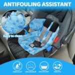 Orzbow Baby Gel Pad, Reversible Car Seat Protector Potty Training Cooling Mat for Babies with EVA, Large Gel Cooling Mat for Baby Car Seats, Pushchairs... - Image 4