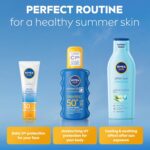 NIVEA SUN Protect & Moisture Sun Spray SPF 50+ (200ml), Moisturising Suncream Spray with Vitamin C and Hyaluron, Immediate UVA/UVB Protection, Fast-Absorbing No White Cast Formula - Image 7