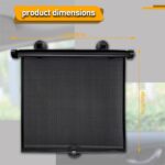 VBGURR 2 Pcs Car Window Shades for Baby, Automotive Window Shade Sun Shades for Car Windows, Automobile Window Sun Shade Cars Window Cover(40 x 45cm) - Image 3