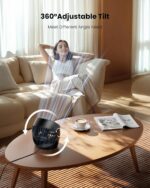gaiatop Desk Fan, 5 Inch Portable Electric Table Desktop Air Circulator Fans, Small but Powerful with 3 Speed 360° Adjustable Tilt for Cooling Home Dorm... - Image 6