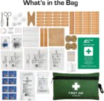 120 Piece Premium First Aid Kit Travel Bag - Includes Bandages and Dressings, Extra-Strong Metal Scissors and Emergency Car Blanket for Home, Office, Caravan, Workplace - Image 3
