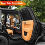 SURDOCA Car Seat Organiser Kids with Foldable Tray – Seat Storage with Touchable Tablet Pocket, Roadtrip Essentials – Fits Most Vehicles - Image 6
