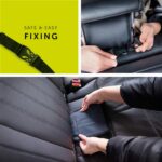 Hauck Sit on Me Car Seat Protector for Child Seats Compatible with ISOFIX, Rear-Facing Car Seats and Infant Carriers, Car Seat Organizer, 47 x 97 cm, Grey - Image 8