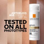 La Roche-Posay Anthelios Age Correct SPF50, Anti-Ageing Daily Sunscreen With Hyaluronic Acid, Niacinamide & Phe-Resorcinol, 24 Hour Hydration,... - Image 2