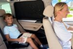 PEYOU Car Window Shades for Baby 2 Pack, Stretchable & Breathable Spandex Rear Side Car Sun Shade for Camping, Blocks Uv Rays & Sun Glare for... - Image 3
