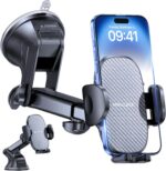 Miracase Car Phone Holder for Cars Dashboard Windscreen Desk, 3in 1 Mobile Phone Mount Automobile Cradle 360° Rotatable Stand GPS Vehicle Mount for iPhone...