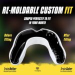 Titan Armour® Gum Shield | Dual-Layer | Adults & Junior Custom-Fit Mouth Guard | Case Inc | Boil & Bite Mouthguard Boxing, Rugby, MMA, Hockey &... - Image 5