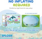 Splosh 4ft Kids Paddling Pool - Easy Setup Pool With Rigid Sides (No Inflating) - Outdoor Kids Swimming Pool - Kids Paddling Pools For Garden - Size 1.2m x 25cm - Image 6