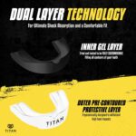 Titan Armour® Gum Shield | Dual-Layer | Adults & Junior Custom-Fit Mouth Guard | Case Inc | Boil & Bite Mouthguard Boxing, Rugby, MMA, Hockey &... - Image 6