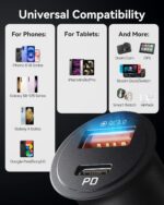INIU Car Charger, Cigarette Lighter USB Charger Total 60W [USB C 30W+USB A 30W] 12V USB Socket, PD3.0 Fast Charge Car Phone Charger Metal Adapter for iPhone... - Image 7