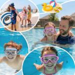 SHINER Kids Swimming Goggles for 3-15 with Earplugs Large Frame Anti-Fog/UV No Leak Swim Goggles for Boys Girls Toddler 2PCS - Image 5