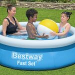 Bestway 6ft x 20in Blue Round Fast Set Inflatable Above Ground Pool - Image 2