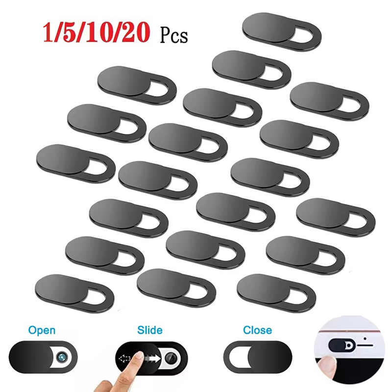 Hbd26760024184d0aa41569fc817f51fen 20/10/5/1pcs Sliding Webcam Cover Laptop Camera Cover Slider Phone Antispy For iPad PC Macbook Tablet lenses Privacy Sticker - Image 1