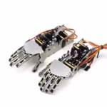 5 DOF Robotic Hand Humanoid Five Fingers Metal Manipulator Arm Left/Right Hand with Servos for Arduino Robot Programmable Robot - Image 4