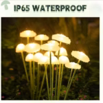 6-heads Solar LED Jellyfish Sway Lights Garden Decor Waterproof Outdoor Solar Pathway Light for Patio Balcony Yard Flowerbed - Image 4