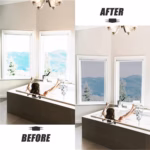 AFDB One Way Window Film, Mirror Effect Tint Glass Covering for Home Office,Reflective Heat Control Anti UV Glass Door Sticker - Image 2