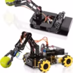 ACEBOTT 5 DOF Smart Robot Arm Car Kit and 4 DOF ESP32 Programmable Robotic for Arduino STEM Educational DIY Robot Arm Kit