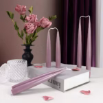 Double Pointed Column Candle Acrylic Mould Connect Cylinder Candle Holder Plastic Moldwedding Decor Home Candlestick Making Tool - Image 2