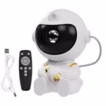 LED Star Galaxies Projector Night Light Astronaut Starry Sky Bedroom Room Decor Children's Gift - LED Atmosphere Creating Lamp - Image 8