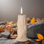 Zackoo European Cylindrical Aromatherapy Candle Silicone Mold Resin Plaster Making Set Expanding Stone Customized Grinding Tool - Image 4