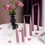 Double Pointed Column Candle Acrylic Mould Connect Cylinder Candle Holder Plastic Moldwedding Decor Home Candlestick Making Tool - Image 3