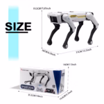 Intelligent AI RC Robot Dog Voice Dialogue APP Remote Control Programming Singing Dancing Machine Dog Kids Toys