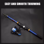 Telescopic fishing rod light carbon cast rod 1.5M-3M outdoor fishing tool accessories for night fishing and outdoor fishing